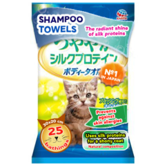 Hypoalergenní šamponové ručníky pro koupání bez vody 25 ks