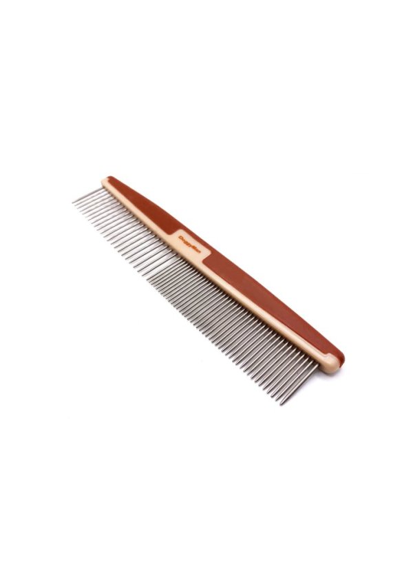 Rozčesávací hřeben pro kočky a psy s hustými a řídkými zoubky