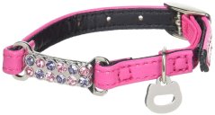 Bezpečný obojek se systémem proti udušení růžový SSS