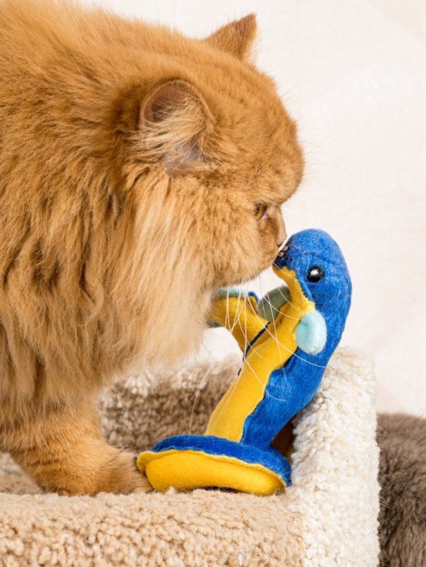 Hračka pro kočky Úhoř