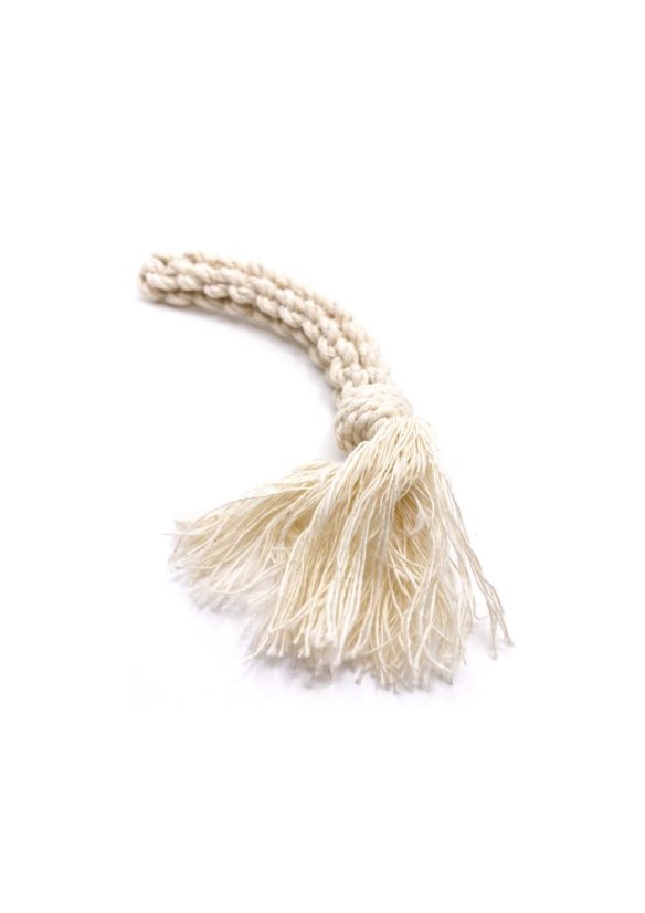 Dvouřadý dentální provaz Cop z přírodní bavlny bez barviv Mini