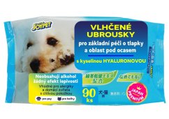 Vlhčené ubrousky k péči o tlapky a oblast pod ocasem pro psy a kočky