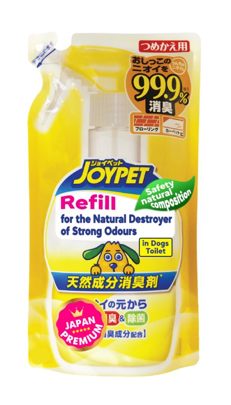 Přírodní sprej na odstranění zápachu psích toalet náhradní náplň 240 ml