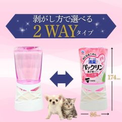 Japan Premium Pet Deodorizing Liquid | Vůně Pink Floral | Trojitá Neutralizace Zápachu pro Domácí Mazlíčky | Dlouhotrvající Svěžest s Technologií Top-Drip | 400 ml