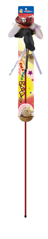 Udice Bat s přírodním peřím pro kočky