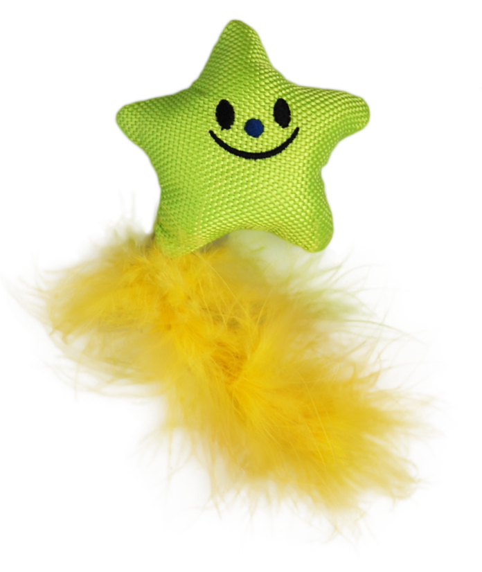 Hračka pro kočky Hvězdička se šantou kočičí