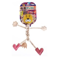 Hračka pro psy kožená Lev pro péči o zuby