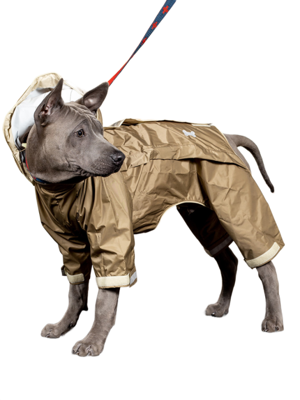 Reflexní pláštěnka overal khaki XL