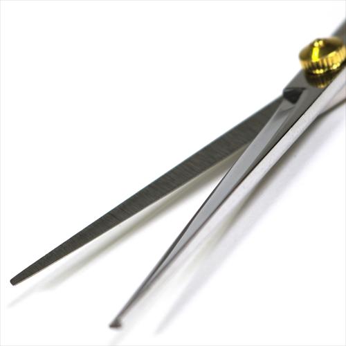 Kalené ocelové nůžky na stříhání psů a koček šetrně působící na kůži