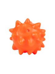 Dentální hračka Míč pískací oranžová