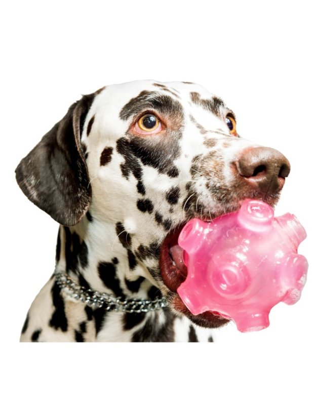 Míček s nepředvídatelnou drahou Aqua růžový L