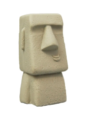 Hračka pro psy Moai z Velikonočního ostrova z přírodního latexu