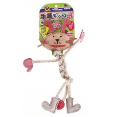 Hračka pro psy kožená Králík pro péči o zuby