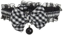 Bezpečný obojek se systémem proti udušení černý fashion SS