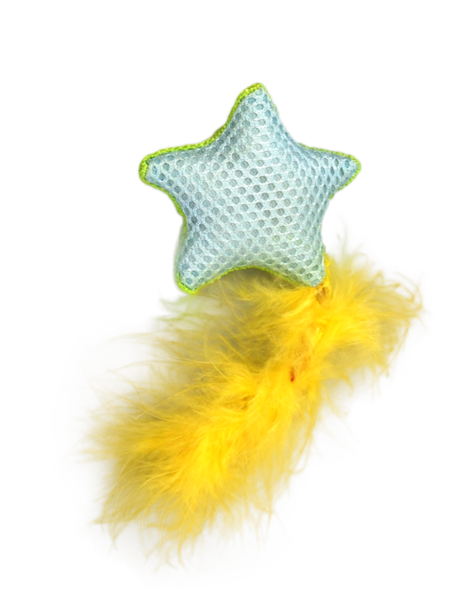 Hračka pro kočky Hvězdička se šantou kočičí