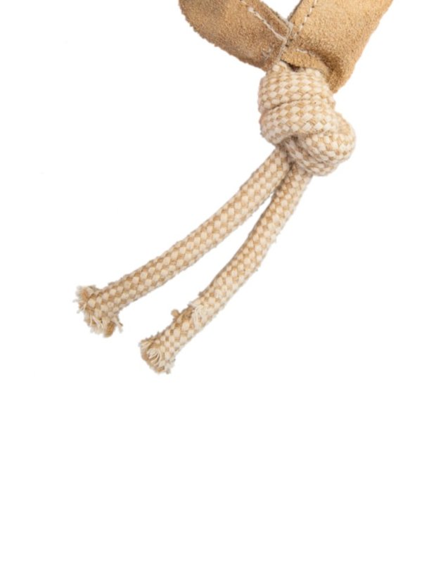 Hračka pro psy kožená Kroužek masáž dásní