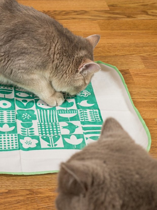 Kobereček impregnovaný Matatabi zelený 40 x 50 cm