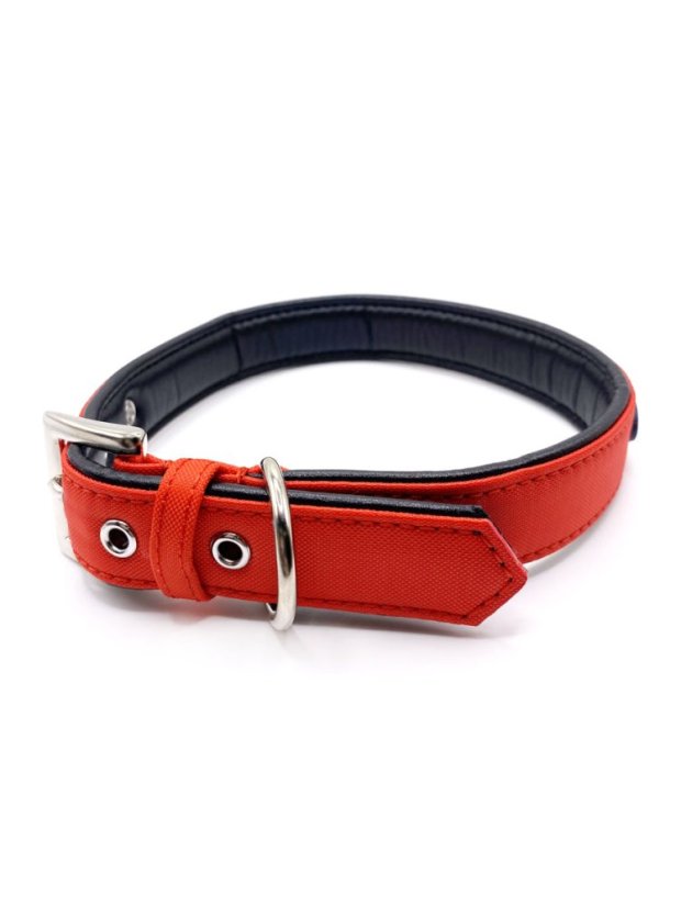 Nylonový obojek Daiski červený L