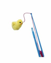 Hračka Kuře na udičce pro štěňata