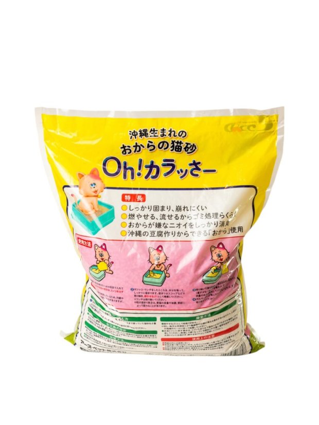 OKINAWA Tofu stelivo pro kočky, 6 l – přírodní, rychle hrudkující a bez zápachu