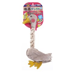 Hračka pro psy kožená Husa pro péči o zuby