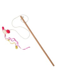 Vábnička Zajíček z přírodního kokonu bource morušového pro kočky