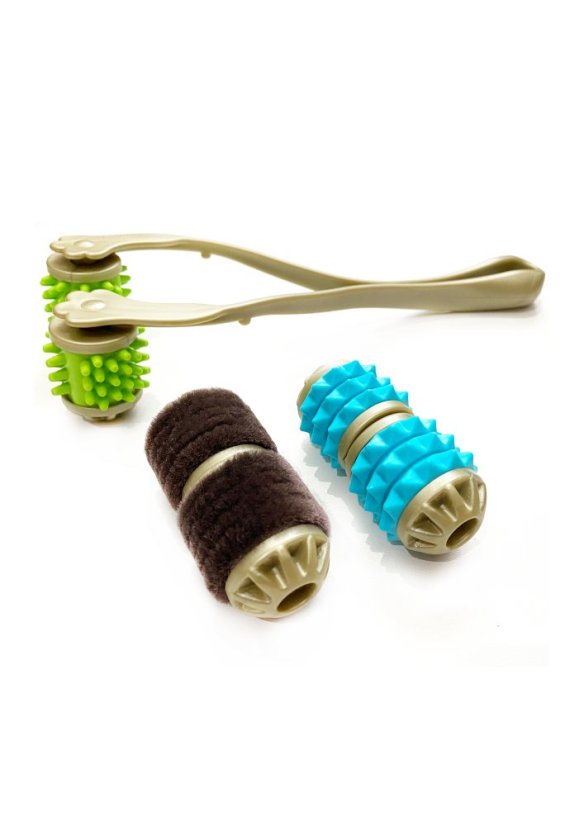 Antistresová masážní pomůcka pro psy 3v1