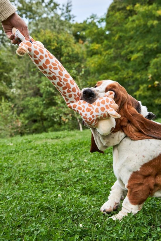 Plyšová hračka antistresový polštář Žirafa