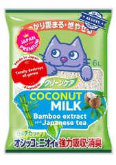 Podestýlka Kokosové mléko s extraktem z bambusu a japonského čaje 6 l