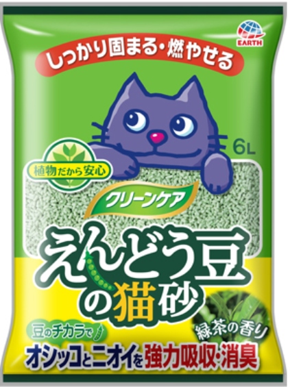 Podestýlka Zelený hrášek s extraktem z bambusu a japonského čaje 6 l