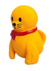 Hračka pro psy pískací z latexu Tuleň vůně manga