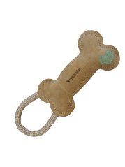 Hračka pro psy kožená Kost masáž dásní