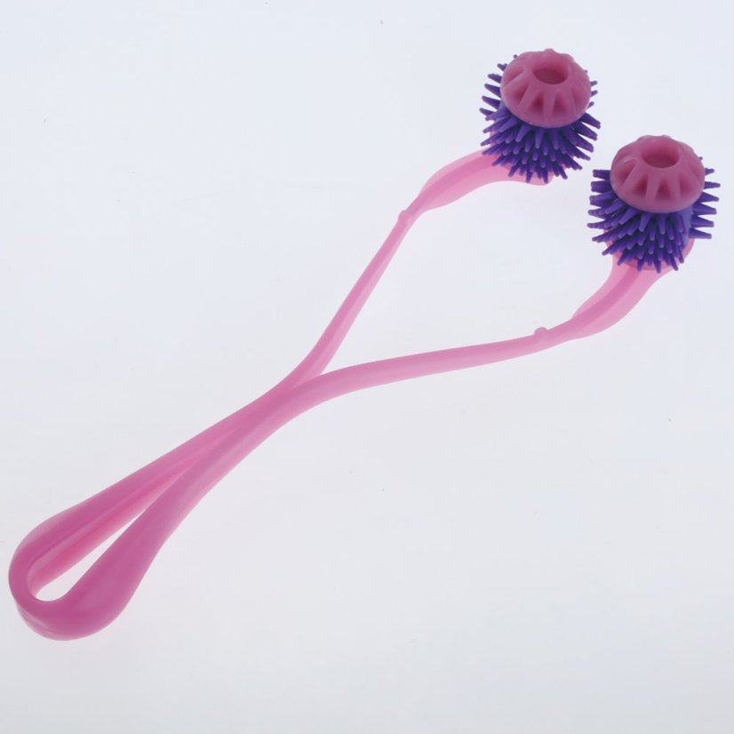 Antistresová masážní pomůcka pro kočky růžová