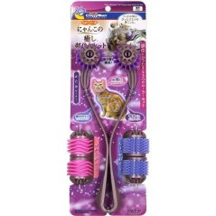 Antistresová masážní pomůcka pro aktivní dlouhověkost koček 3v1