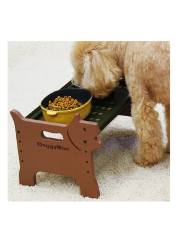 Omyvatelný jídelní stůl pro psy M