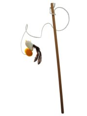 Vábnička Pták z přírodního kokonu bource morušového pro kočky