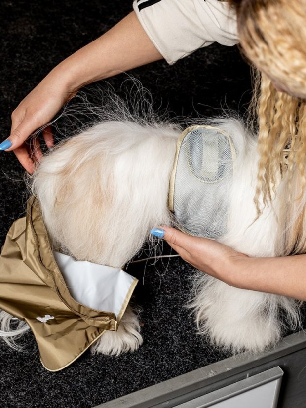 Reflexní pláštěnka khaki L