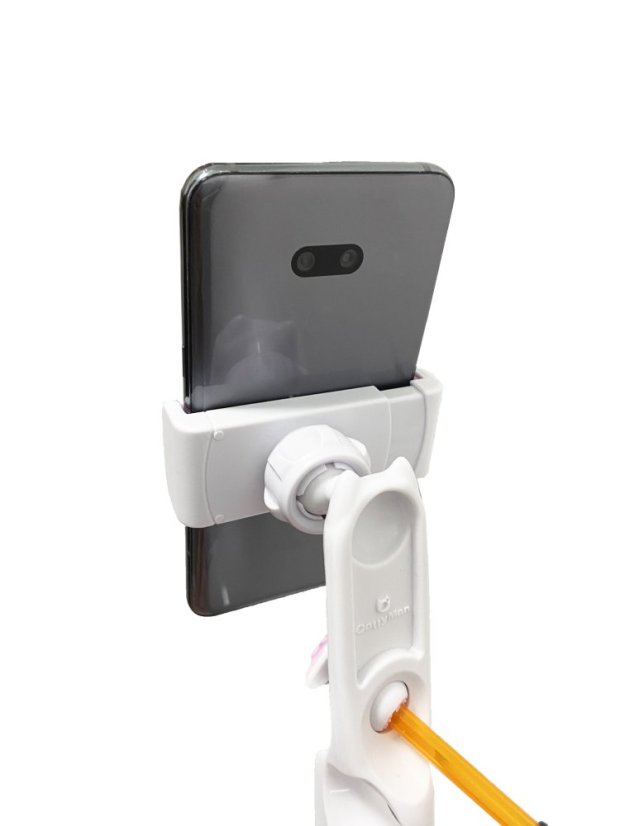 Držák na selfie tyč s hračkou pro kočku