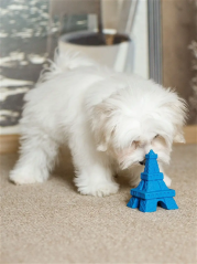 Hračka pro psy Eiffelova věž z přírodního latexu