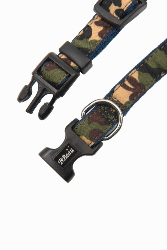 Obojek a vodítko pro psy Army S