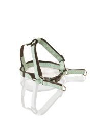 Ergonomický postroj s rozložením zátěže puntíkovaný mentolově zelený M