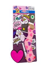 Dentální hračka pro psy Srdíčka z přírodního lnu a latexu