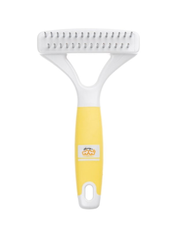 Specializovaný hřeben na rozčesání zacuchané srsti dvouúrovňový