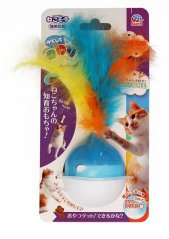 Interaktivní hračka Roly Poly s peřím pro kočky