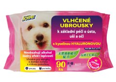 Vlhčené ubrousky k péči o tlamu uši a oči u psů a koček