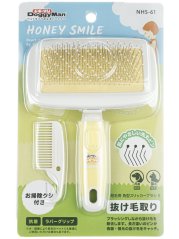 Profesionální rozčesávací kartáč s kapkami a hřebenem S