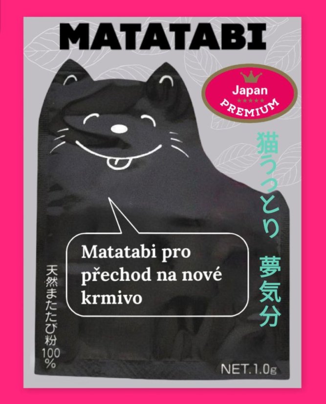 Matatabi pro přechod na nové krmivo