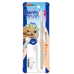 Zubní kartáček s pohyblivým tělem a náhradním blokem pro střední psy