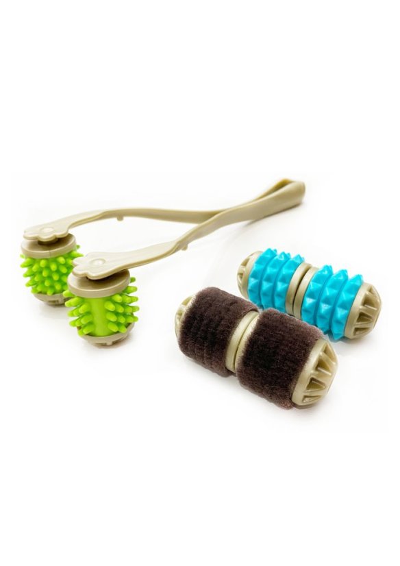 Antistresová masážní pomůcka pro psy 3v1