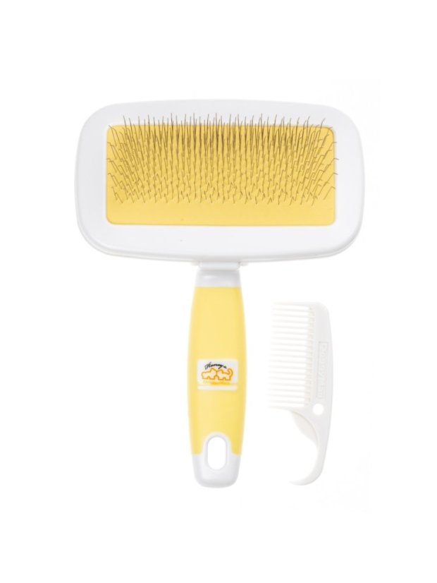 Rozčesávací kartáč pro odstranění línající srsti s hřebenem S